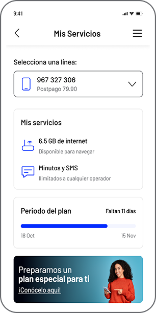 Ver tus servicios contratados