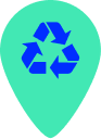 Icono geolocalizacion reciclaje