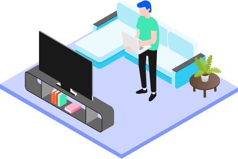 persona realizando teletrabajo