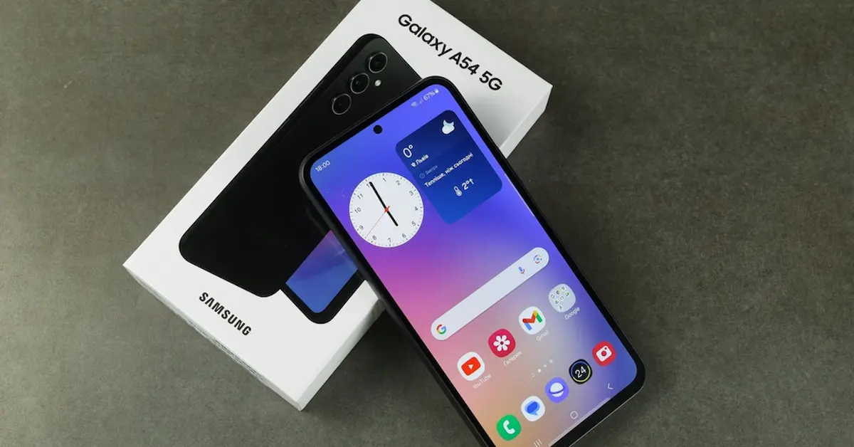 samsung a54: características y opciones en entel
