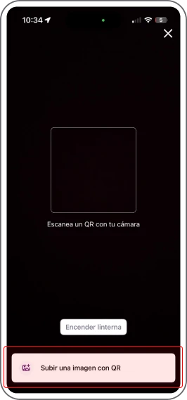 Paso 5 - Entra a cualquier billetera digital, y escanea el QR.