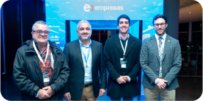 El economista Ignacio Briones exponiendo sobre macroeconomía en la Gira Entel Empresas 2026 en Temuco.