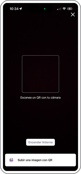 Paso 5 - Entra a cualquier billetera digital, y escanea el QR.