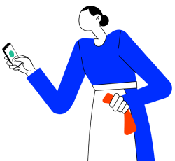 persona mayor con smartphone entel