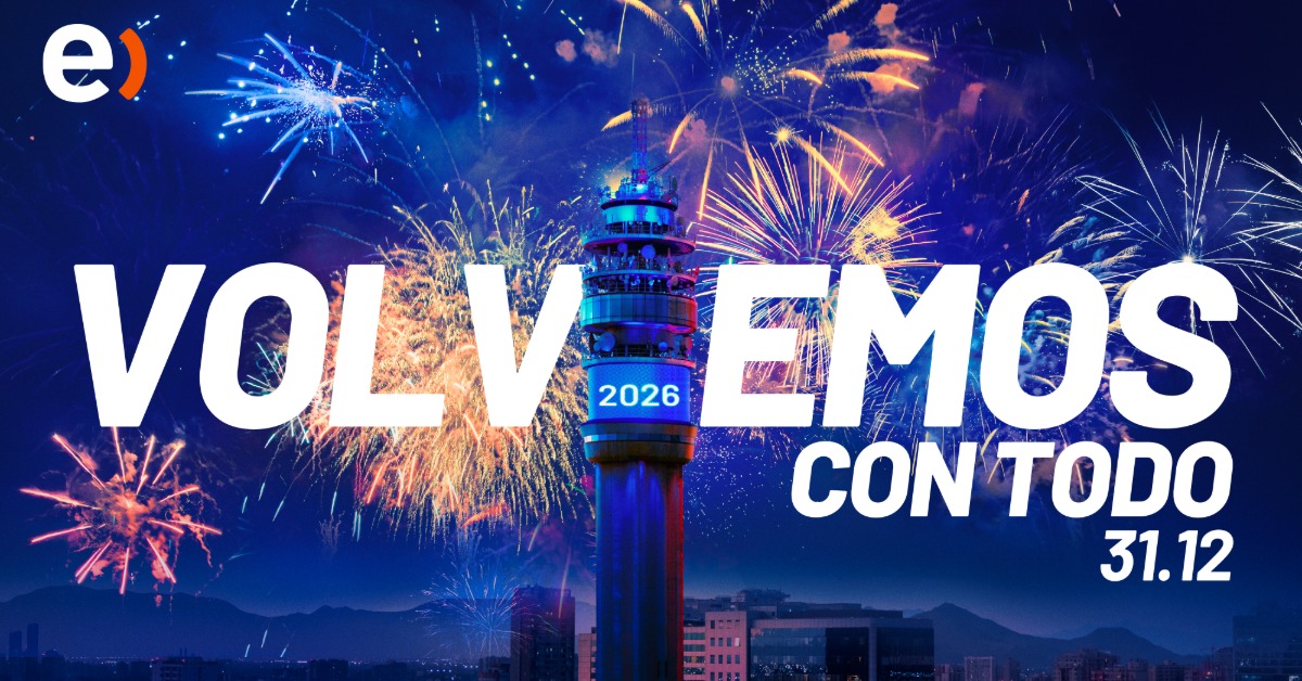  vuelve la fiesta: la torre entel brillará para el año nuevo 2026