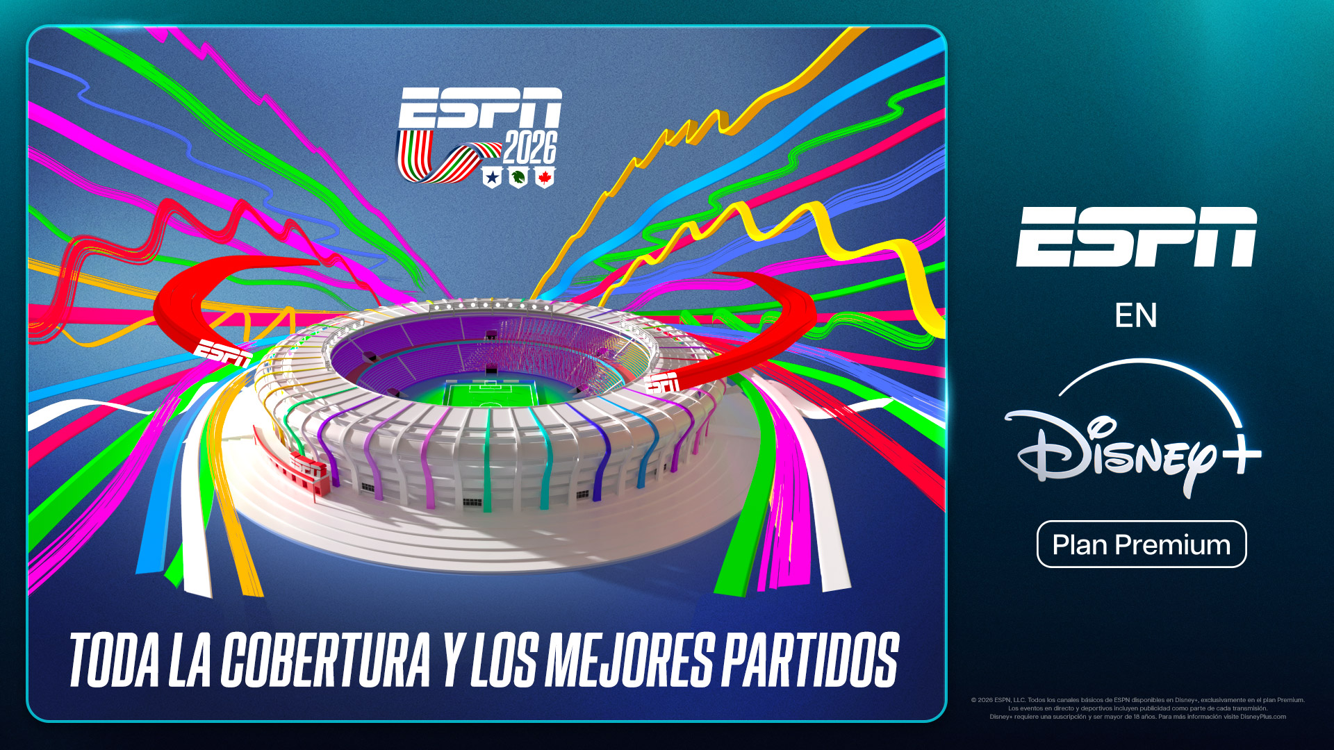 vive la fiesta del fútbol con entel y disney+
