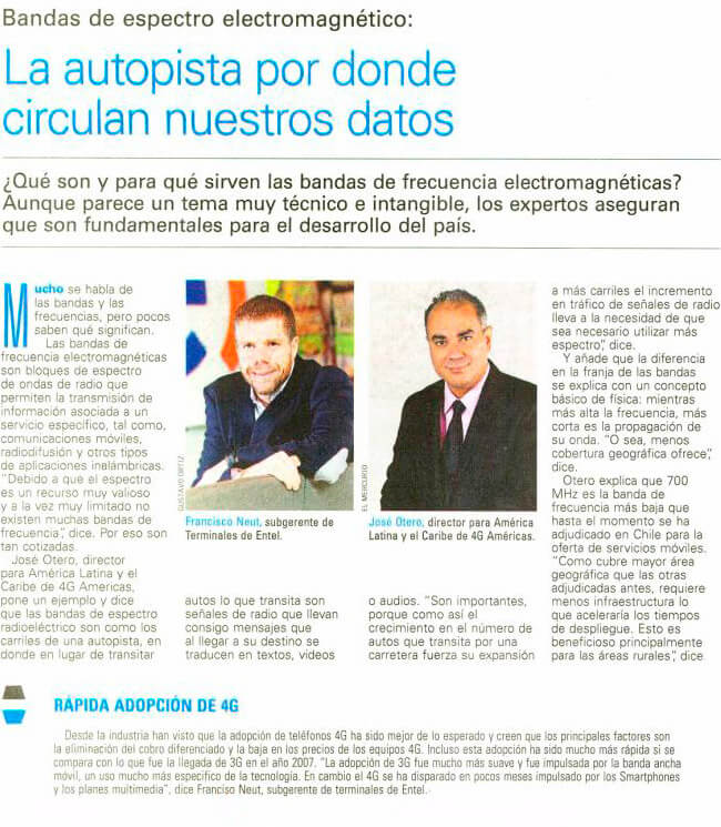 Bandas de espectro electromagnético