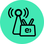 icono de fibra optica mas 4g