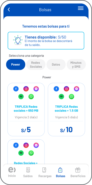 Comprar bolsas para tu línea